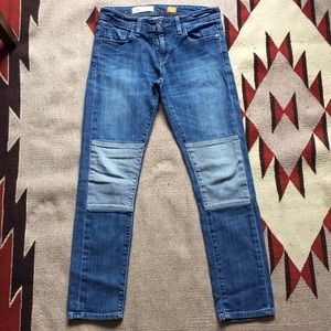 Anthropologie Pilcro hyphen patched skinny jeans 4